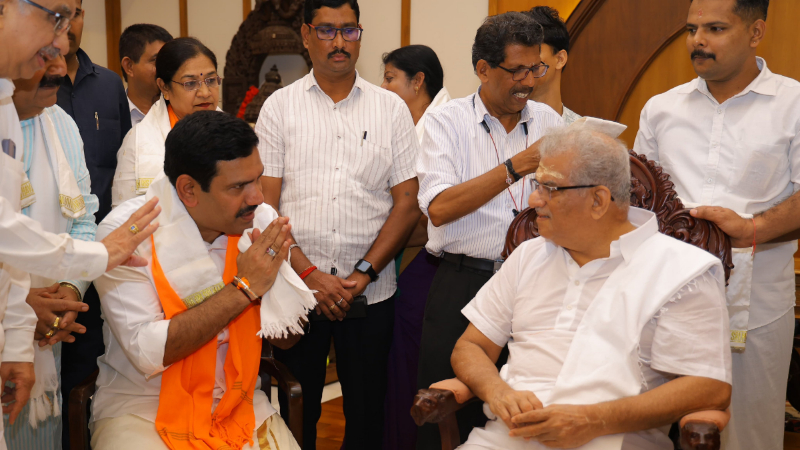 B Y Vijayendra BJP Dharmasthala