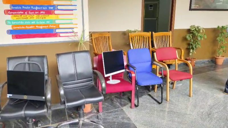 Bagalkote District Magistrates property seized for not paying compensation to farmers