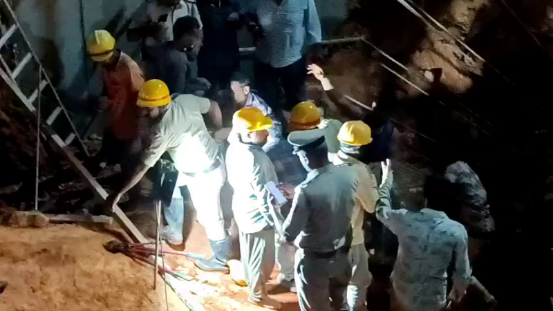 Bengaluru Koramangala Under Cinstruction Building Land slide