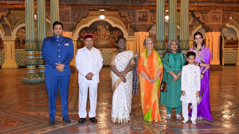 Droupadi Murmu Mysuru Palace