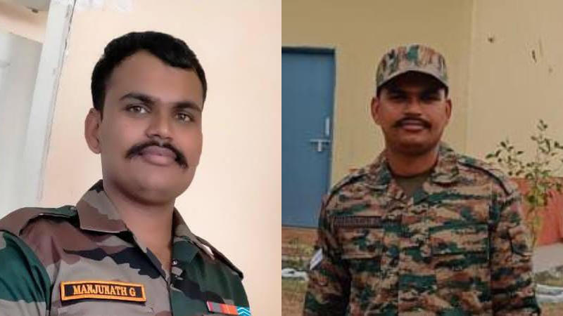 ಕರ್ತವ್ಯನಿರತ ಯೋಧನಿಗೆ ವಿದ್ಯುತ್ ಶಾಕ್ - ಚಿಕಿತ್ಸೆ ಫಲಿಸದೇ ಆಸ್ಪತ್ರೆಯಲ್ಲೇ ಸಾವು 12 Gadag Soldier Death