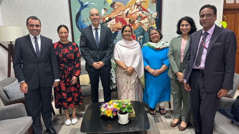 International Monetary Fund delegation meets Karnataka Govt Chief Secretary Shalini Rajneesh