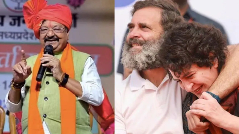 Kailash Vijayvargiya Rahul and Priyanka Gandhi