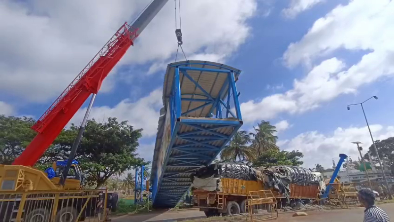 Kolar Skywalk Lorry Accident