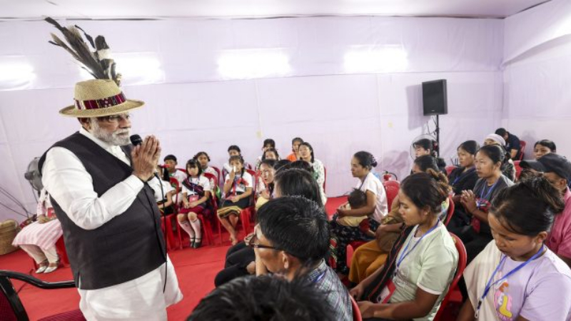 Narendra Modi In Manipur