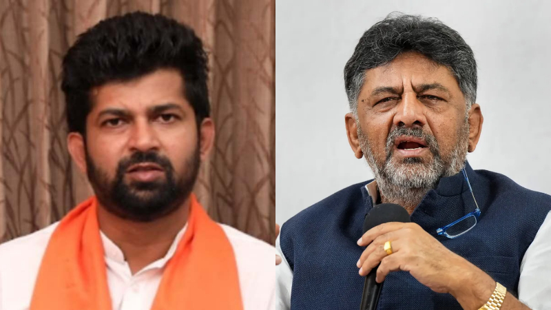 Pratap Simha DK Shivakumar