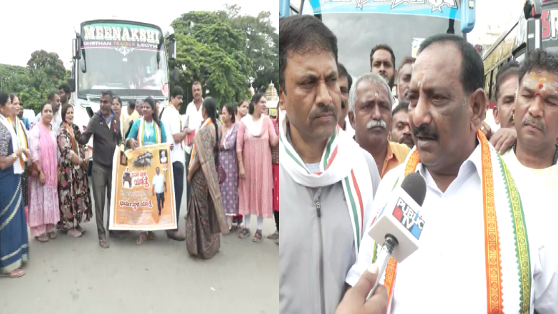 congress mla dharmasthala yatra