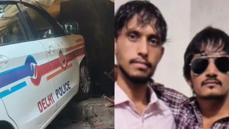 delhi police Accident