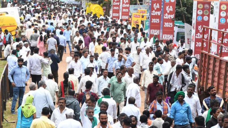 ಧಾರವಾಡ ಕೃಷಿ ಮೇಳಕ್ಕೆ ತೆರೆ - ನಾಲ್ಕೇ ದಿನದಲ್ಲಿ 23.7 ಲಕ್ಷ ಜನರ ಭೇಟಿ 16 dharwad Krishi Mela 1