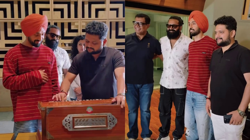 diljit dosanjh kantara chapter 1 song rishab shetty