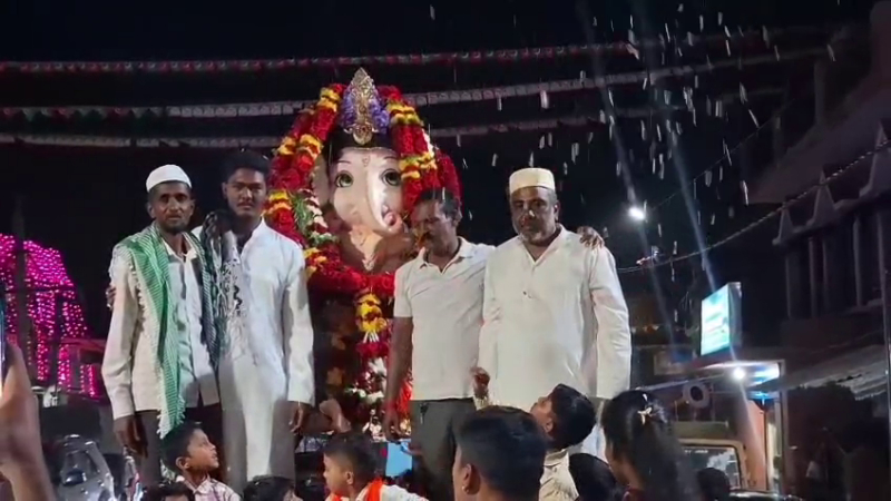 ganesh idol procession kr puram