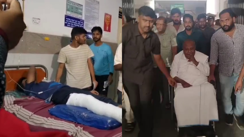 h.d.deve gowda hims hospital visit