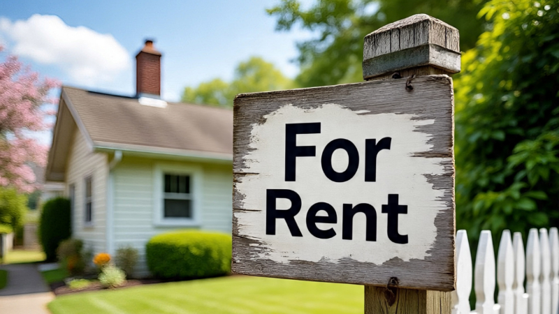 rented house AI image