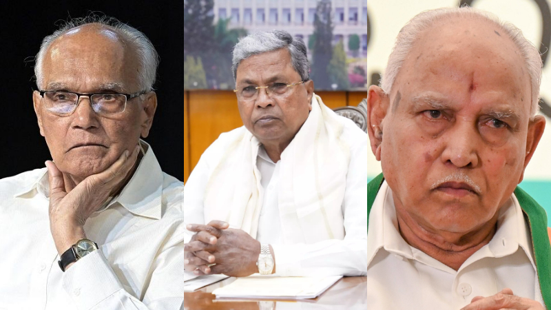 s.l.bhyrappa siddaramaiah yediyurappa