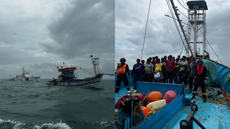 31 fishermen rescue in mangaluru