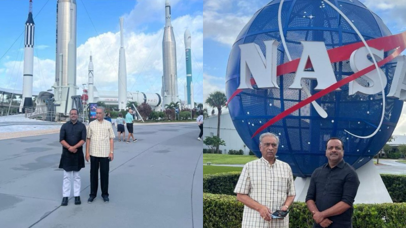 Basavaraj Horatti UT Khader visit NASA Space Headquarters