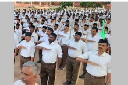 Government doctor nagaraj participates in RSS procession in Sedam 2