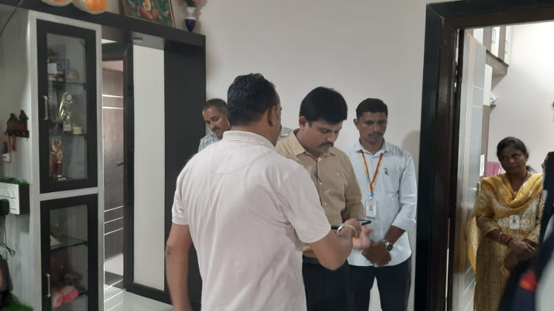 Lokayukta Raids Almatti Right Bank Canal Engineers house Bagalkote