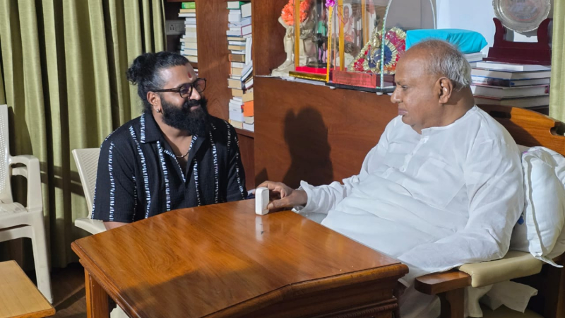 Rishab Shetty H.D. Deve Gowda