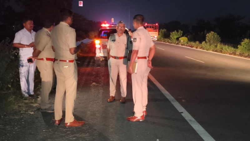 Three killed Four injured after truck runs over Huligemma devotees Koppala