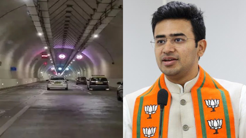 bengaluru tunnel road project tejasvi surya