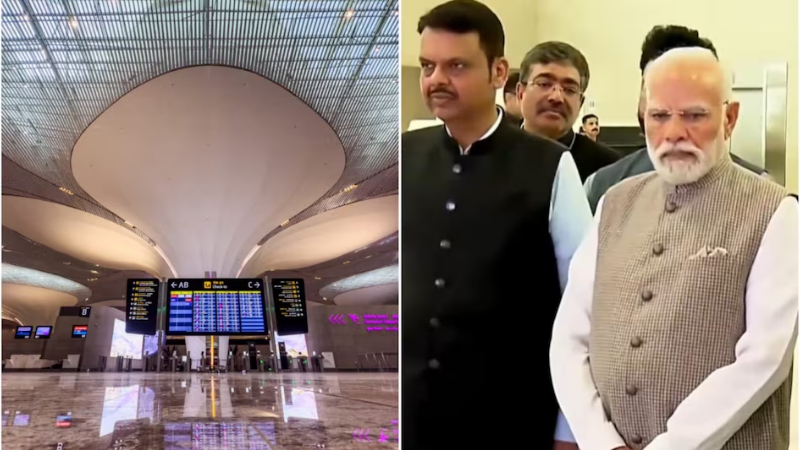 navi mumbai airport pm modi