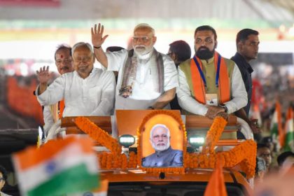 pm modi road show bihar