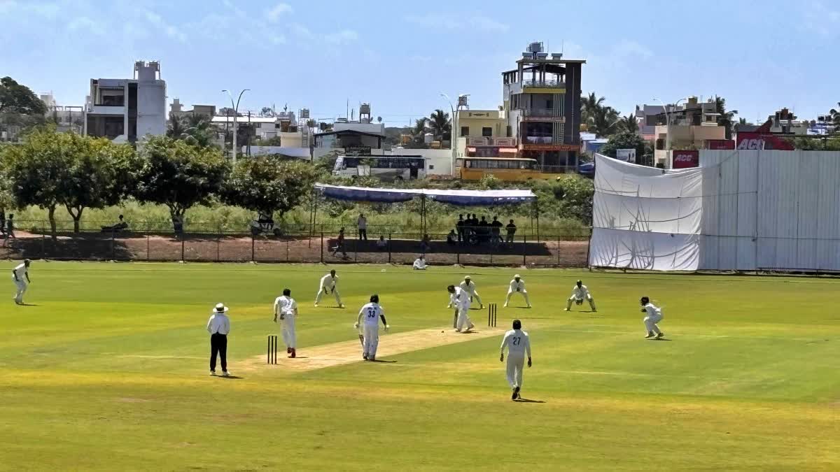 ranji match shivamogga
