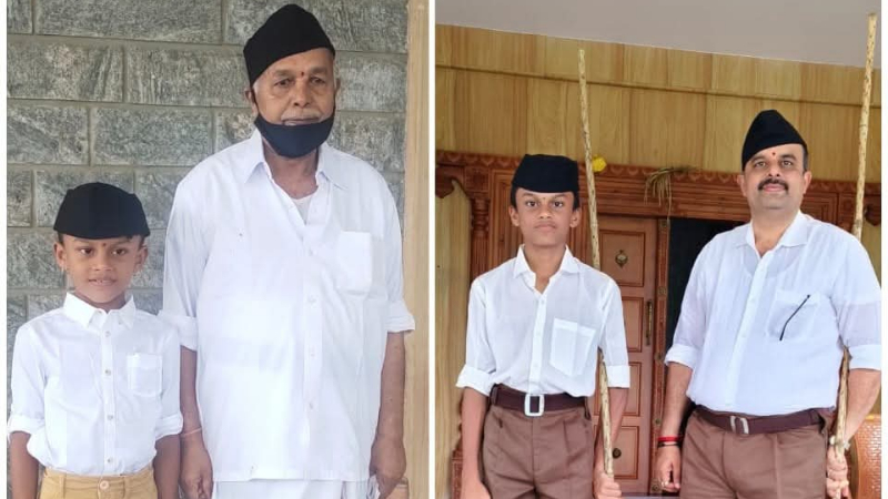 sunil kumar RSS dress