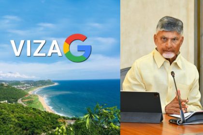 the G in Vizag now stands for Google CM chandrababu naidu