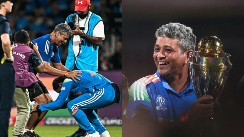 2025 Womens Cricket World Cup Final Harmanpreet Kaur touched the feet of Head coach Amol Muzumdar