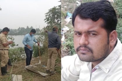 Anekal Lorry Fell Into Lake