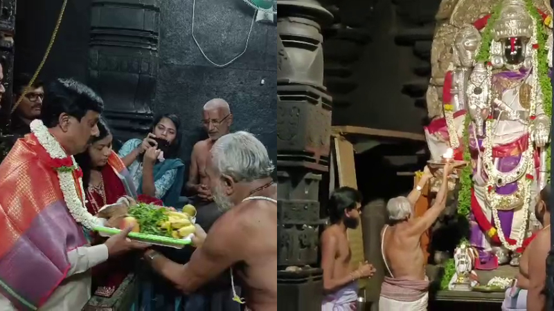 Chennakeshava Temple Rudrappa Lamani Visit