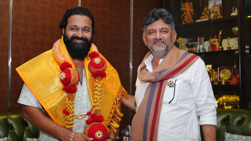 DK Shivakumar Rishab Shetty 1
