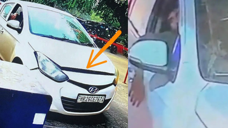 Delhi Blast alleged Hyundai cars bonnet slightly open and explosives may have been packed on the engine as well