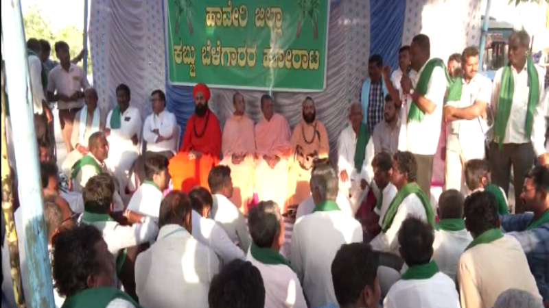 Haveri Farmers Protest 1