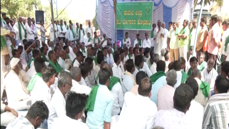Haveri Farmers Protest
