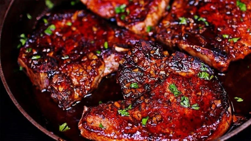 Honey Garlic Pork Chops