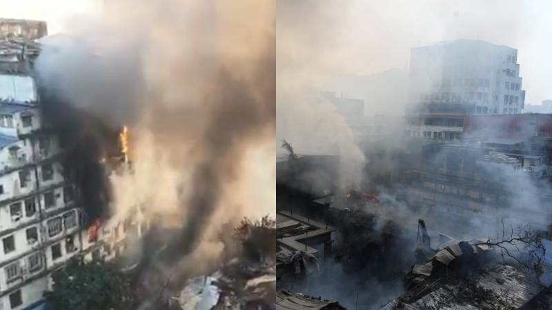 ಕೋಲ್ಕತ್ತಾದ ಎಜ್ರಾ ಸ್ಟ್ರೀಟ್ ಬಳಿ ಬೆಂಕಿ ಅವಘಡ- 20 ಅಗ್ನಿಶಾಮಕ ವಾಹನಗಳು ಸ್ಥಳಕ್ಕೆ ದೌಡು 1 Kolkatta Ezra Street Fire Accident