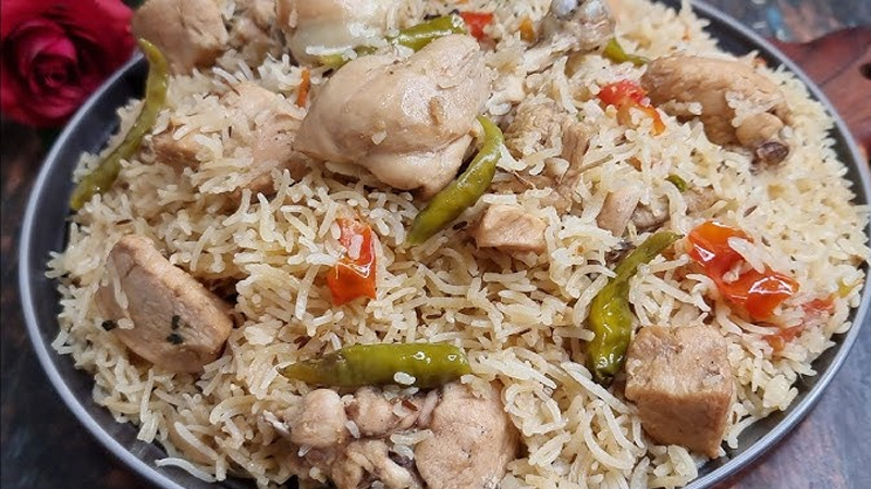 Mysuru White Chicken Pulao