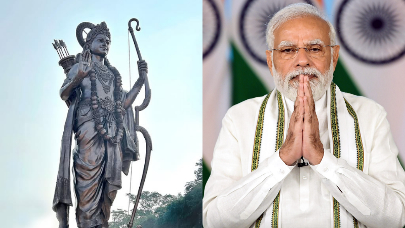 PM Modi Shri Ram Statue 2
