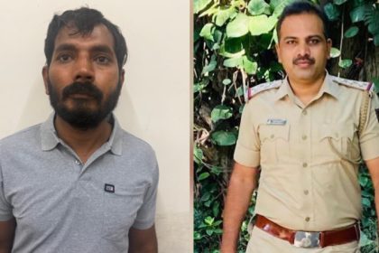 Police shoot at in the leg and arrest him near Bommasandra Anekal Bengaluru 1