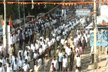 RSS Route March in Chittapur successful