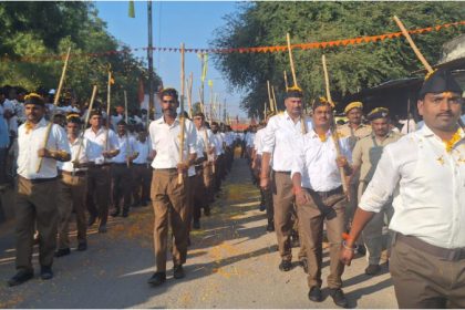 RSS Route March in Chittapur