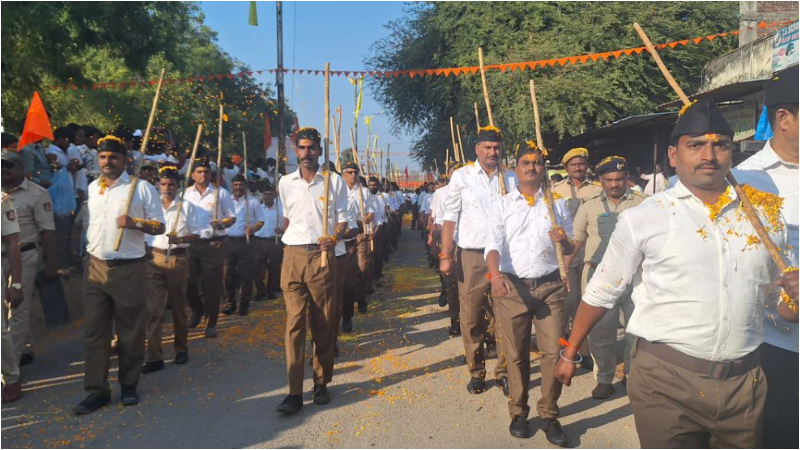 RSS Route March in Chittapur
