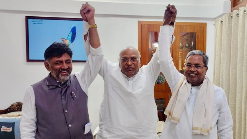 SIDDARAMAIAH DK SHIVAKUMAR MALLIKARJUN KHARGE 1