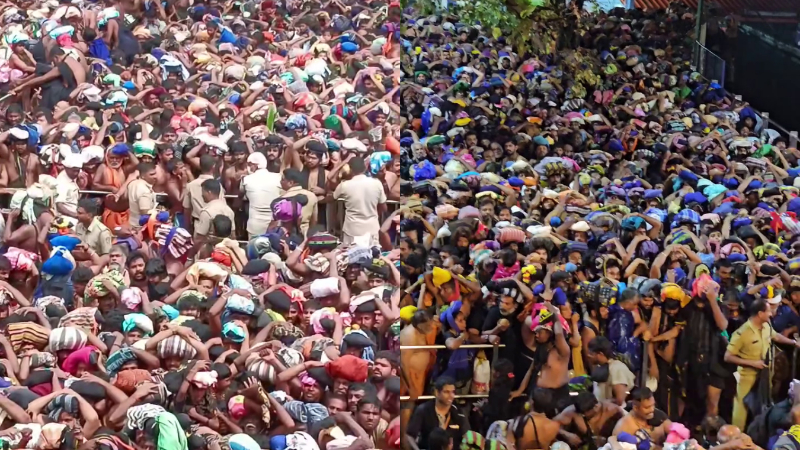 Sabarimala Ayyappa Temple Rush
