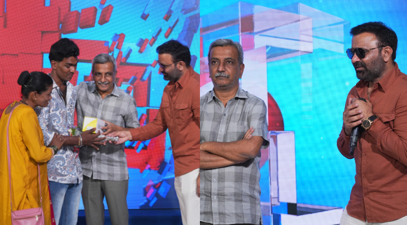 Santosh Lad AI Glasses Distribution at public tv office 2