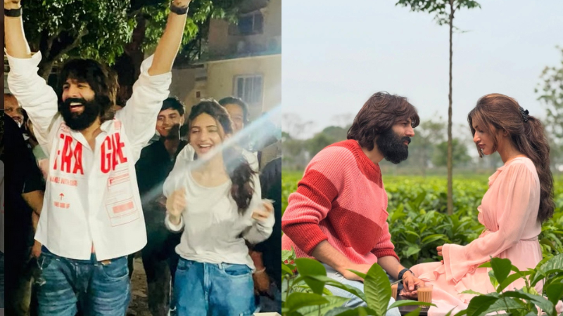 Sreeleela wishes rumoured Boy Friend Kartik Aaryan with such cute blurry photo