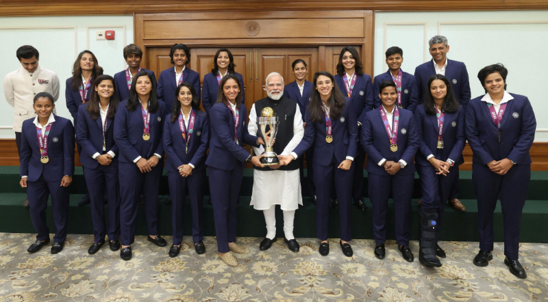 Team India Met PM Modi 1